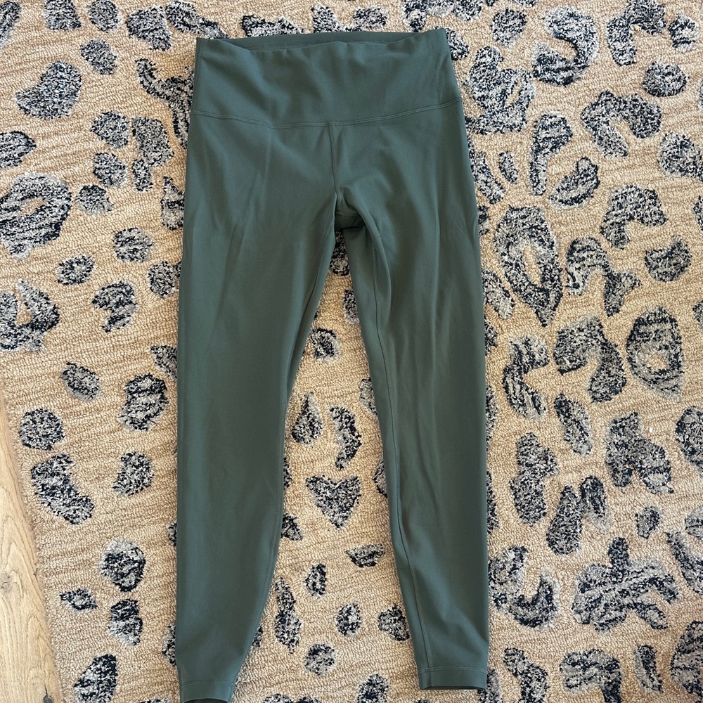 Lululemon Athletica Dark Green No Seam 28” Leggings